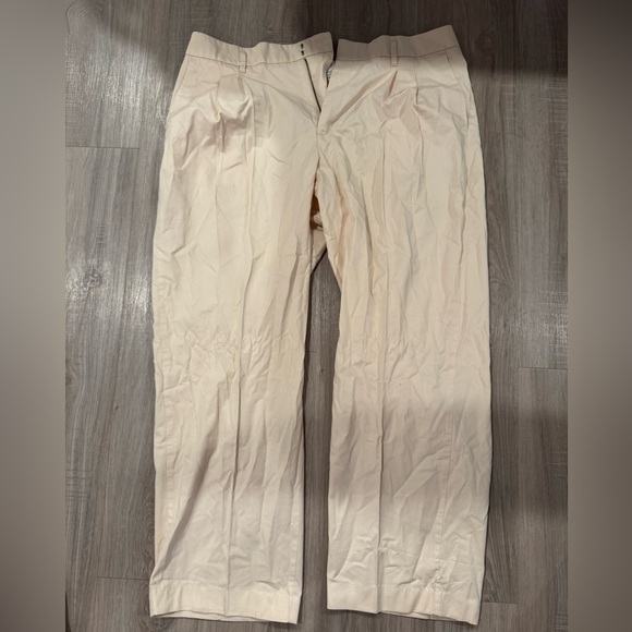 a new day Women's Cream Straight Leg Pants - Picture 1 of 4